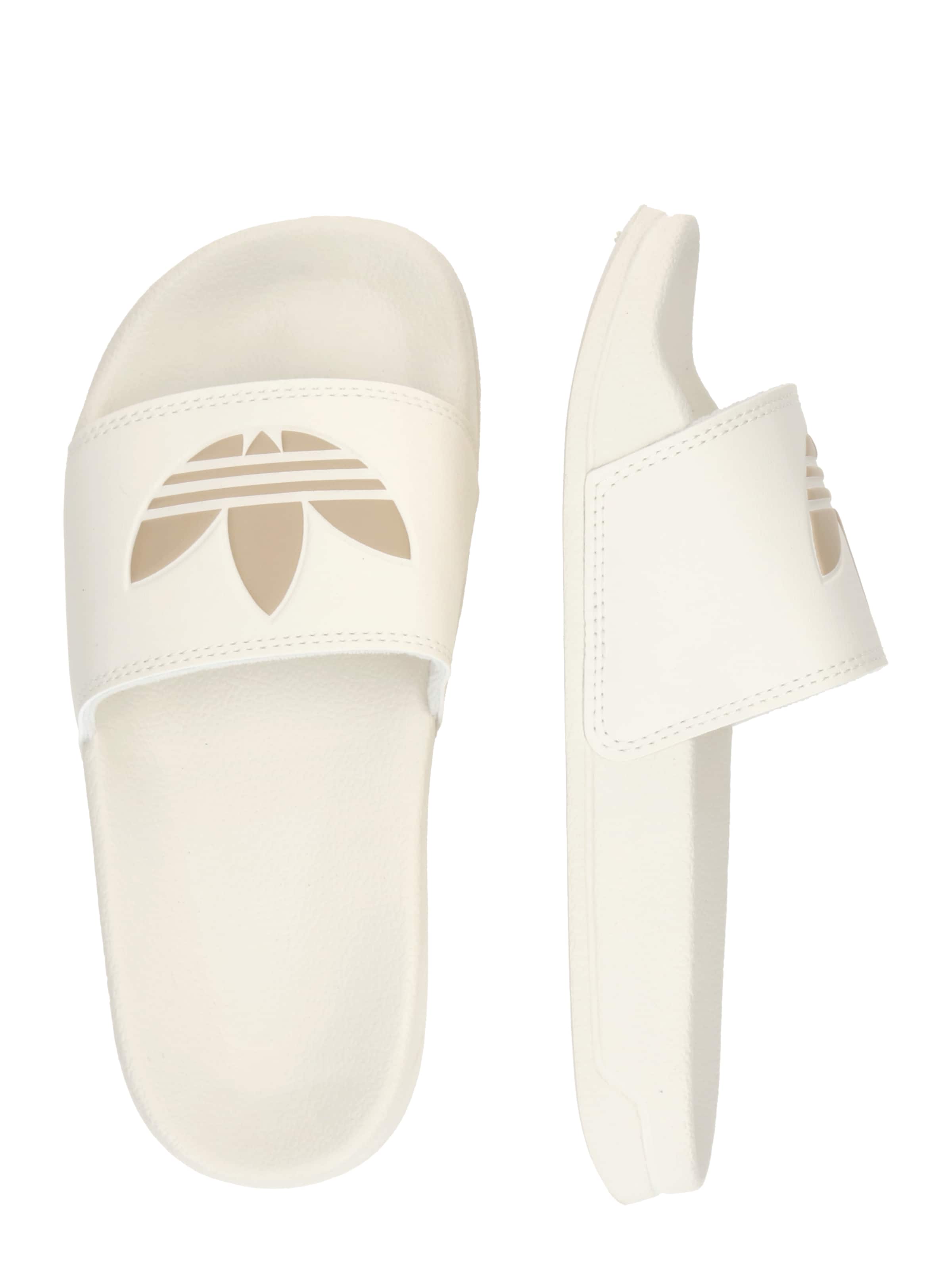 ADIDAS ORIGINALS Plätu 'ADILETTE', värv valge