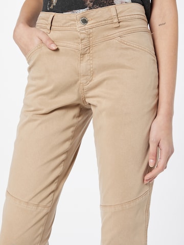 MORE & MORE Slimfit Hose in Beige