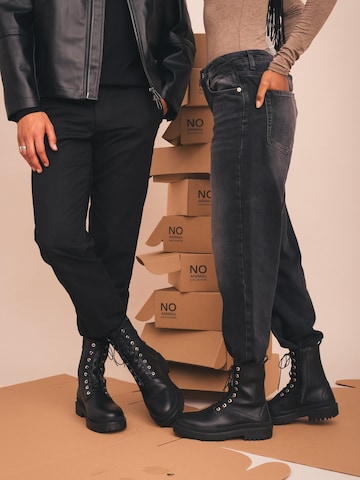nae Vegan Shoes - Botas con cordones en negro