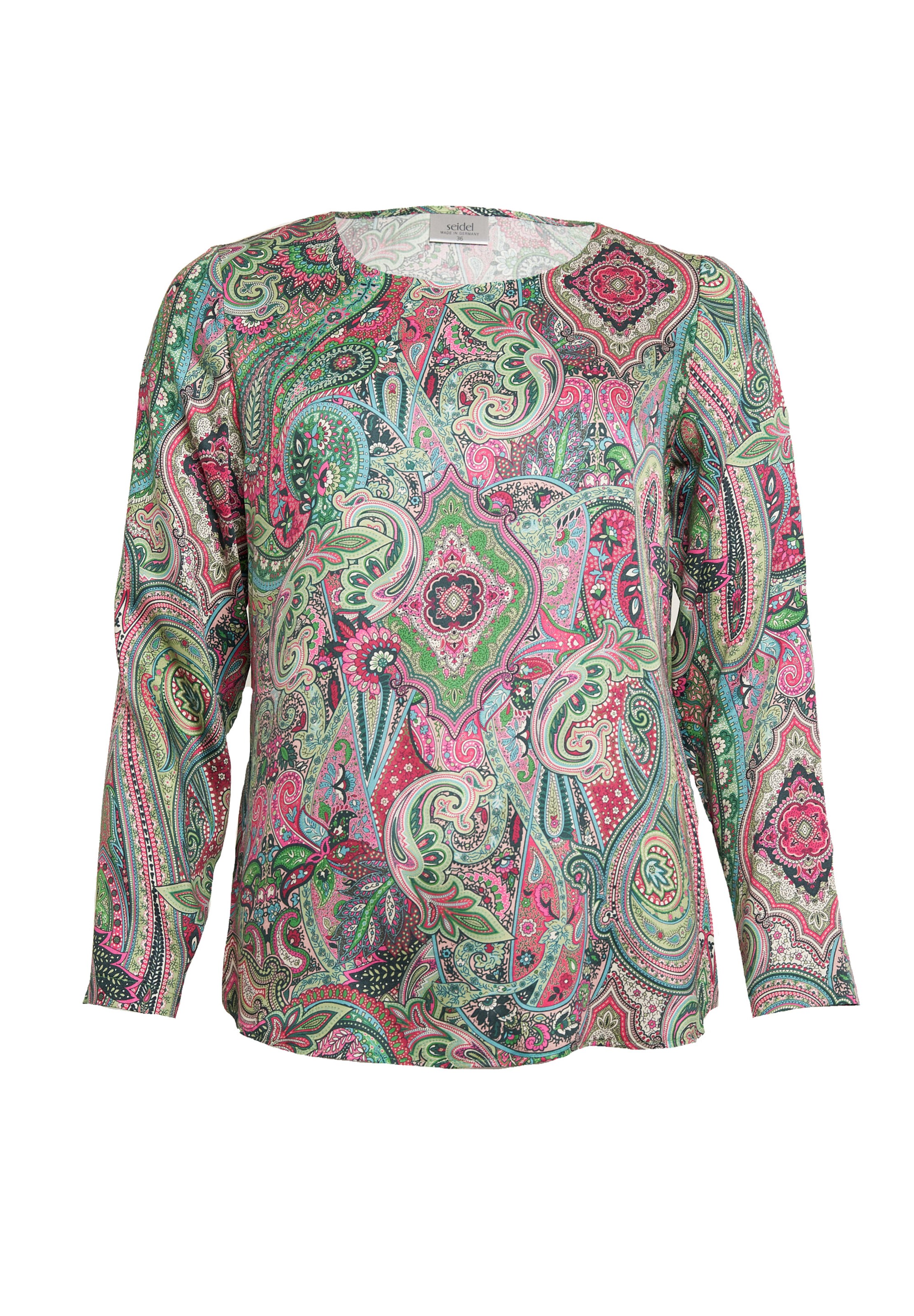 Seidel Moden Bluse in Grün: Vorderseite