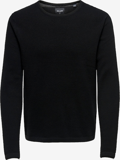 Pulover 'Panter' Only & Sons pe negru, Vizualizare produs