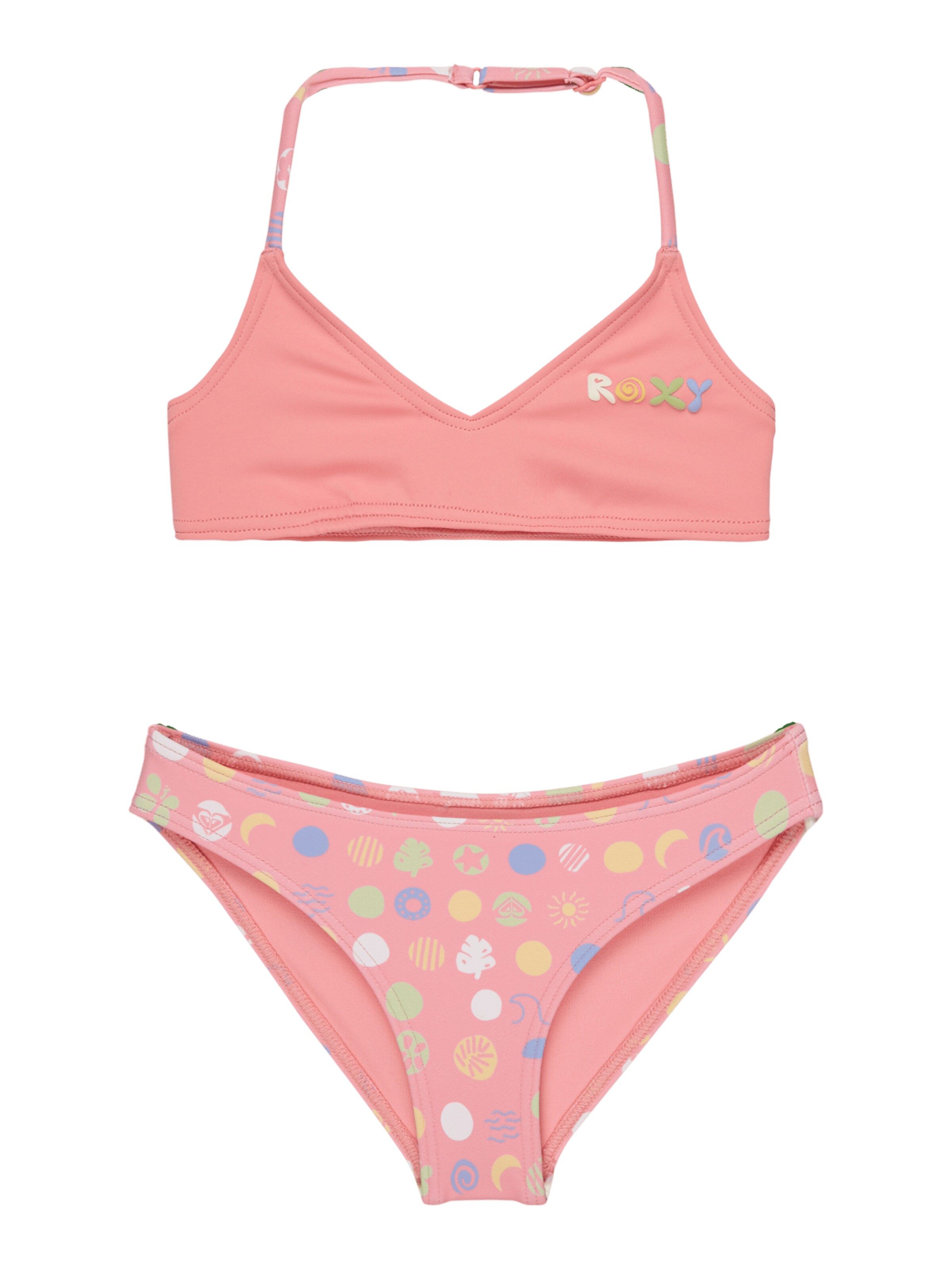 ROXY Triangle Bikini in Pink: front