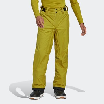 ADIDAS TERREX Slimfit Sportbroek 'Resort' in Groen: voorkant