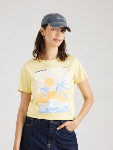 T-shirt Eight2Nine en jaune : devant