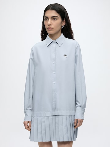 Karl Lagerfeld Ingruhák 'Ikon' - kék: elől