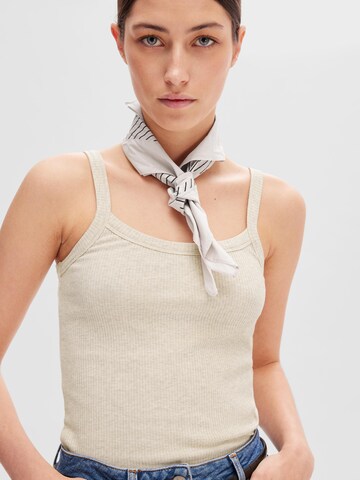 SELECTED FEMME Top 'Celica Anna' | bež barva