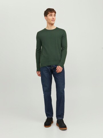 JACK & JONES Pullover 'Emil' in Grün
