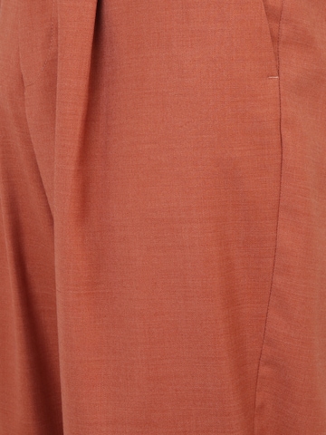 TOPMAN Normalny krój Spodnie w kant w kolorze brązowy