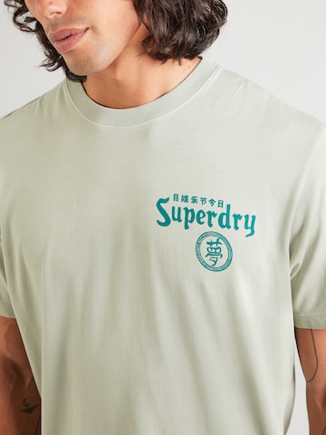 Superdry Футболка 'Tokyo Narrative' в Серый