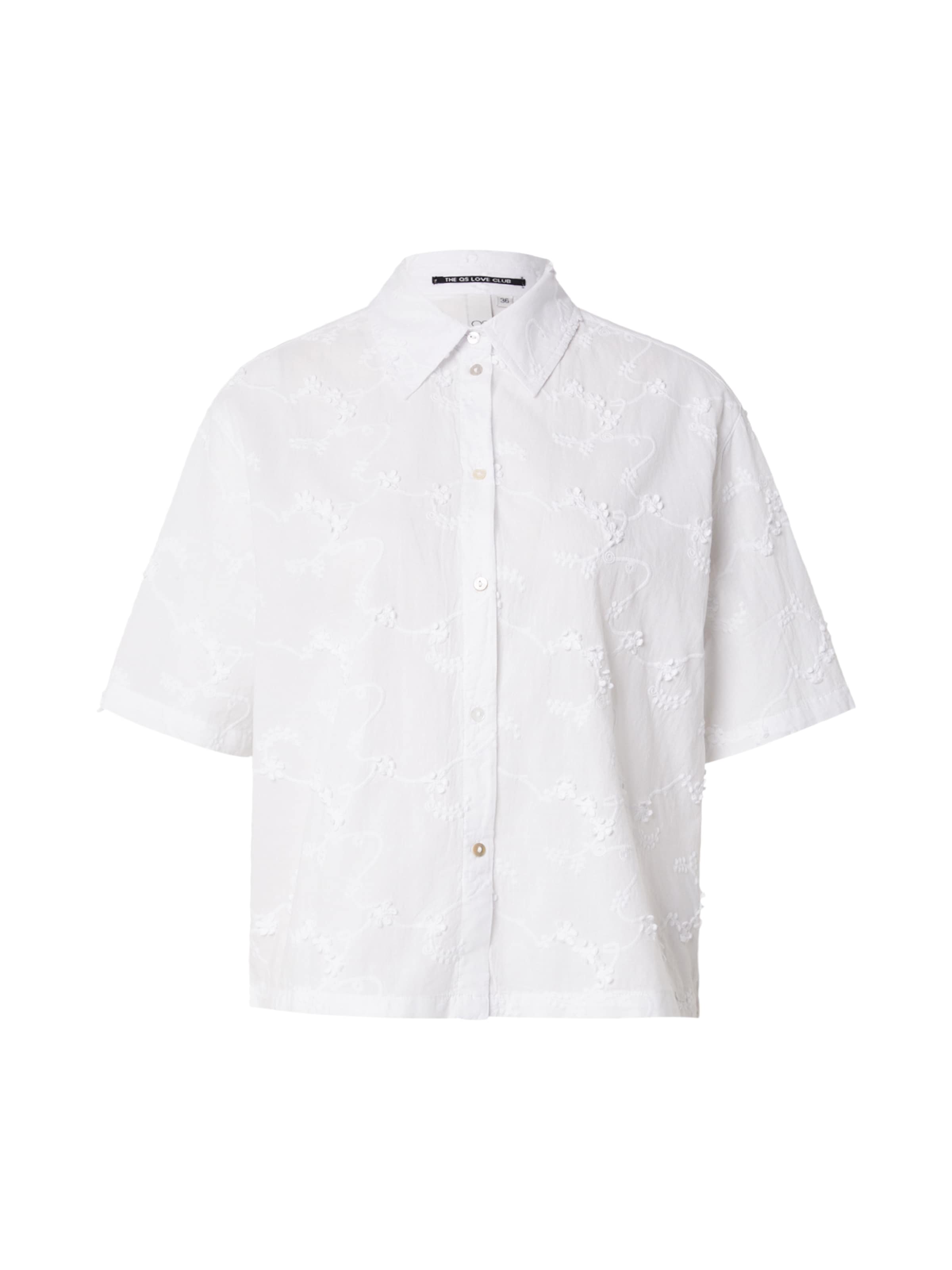 QS Bluse in Weiß: Vorderseite