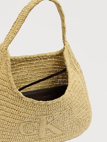Borsa a spalla di Calvin Klein in beige