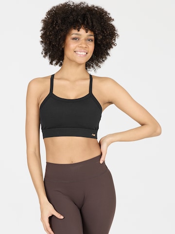 Athlecia Bralette Sports bra 'Bloom V2' in Black: front