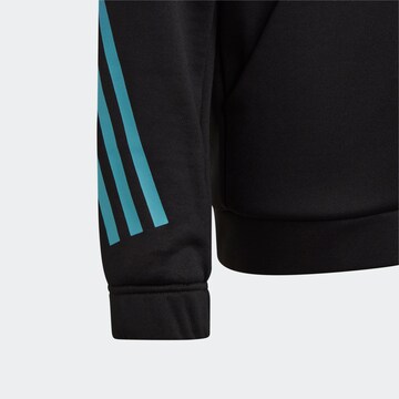 ADIDAS SPORTSWEAR Sports sweatshirt 'Train Icons Aeroready 3-Stripes' in Black