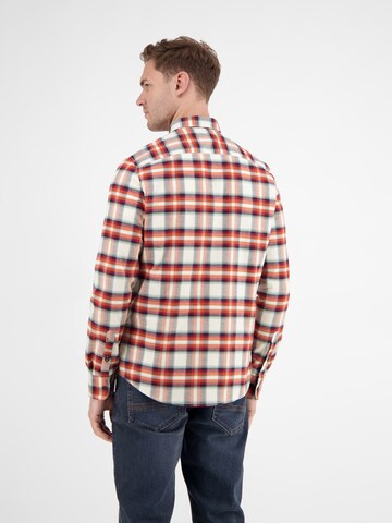 LERROS Regular fit Button Up Shirt in Orange