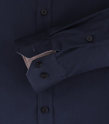 VENTI Slim fit Button Up Shirt in Blue