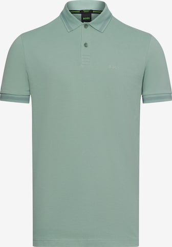 T-Shirt ' Pio 1 ' BOSS en vert : devant