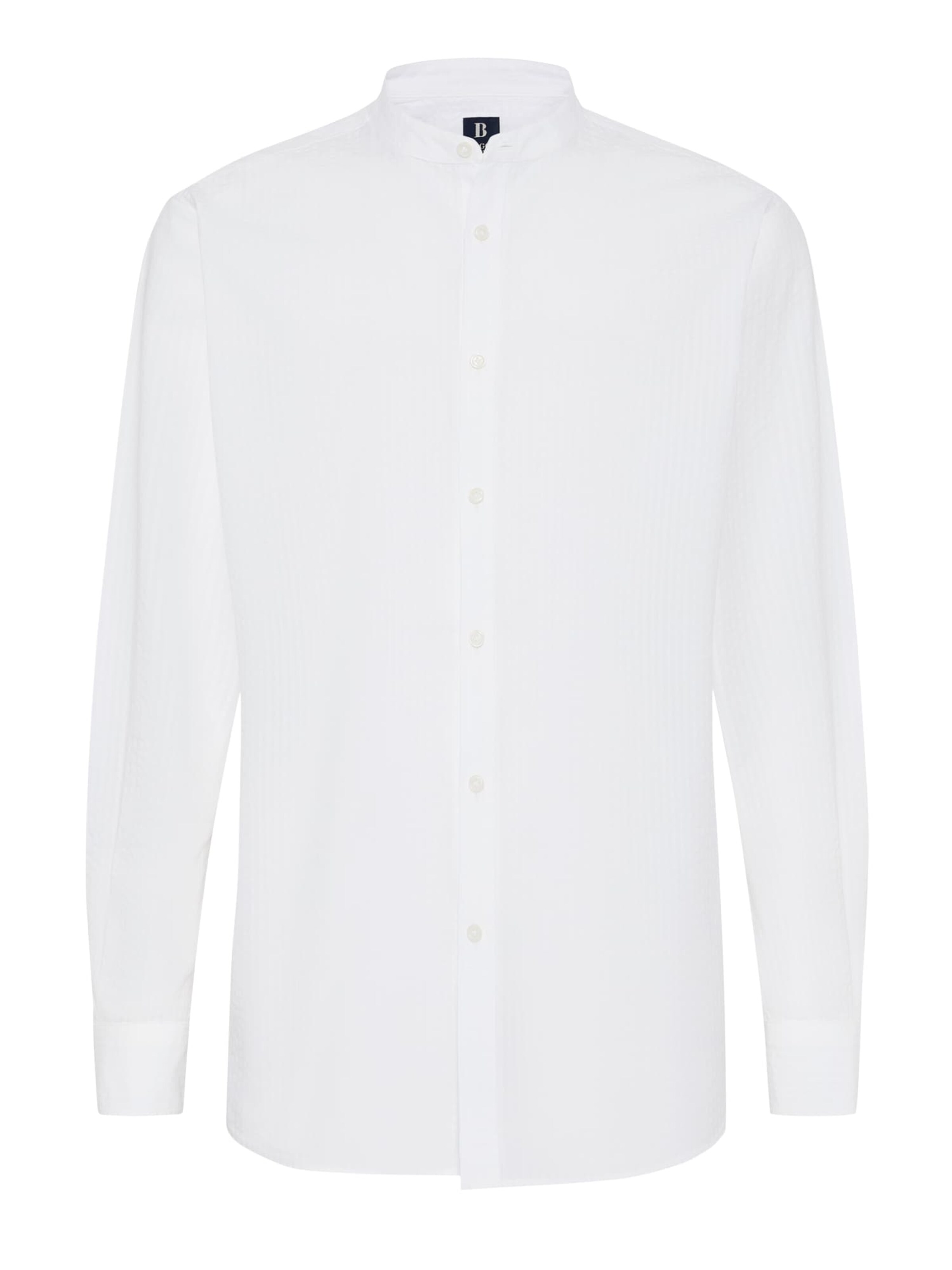 Boggi Milano Regular fit Πουκάμισο σε λευκό: μπροστά