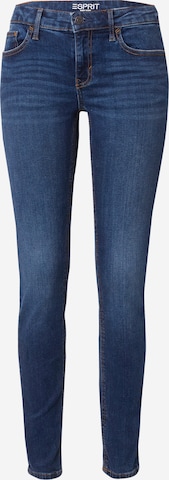 ESPRIT Skinny Jeans in Blauw: voorkant