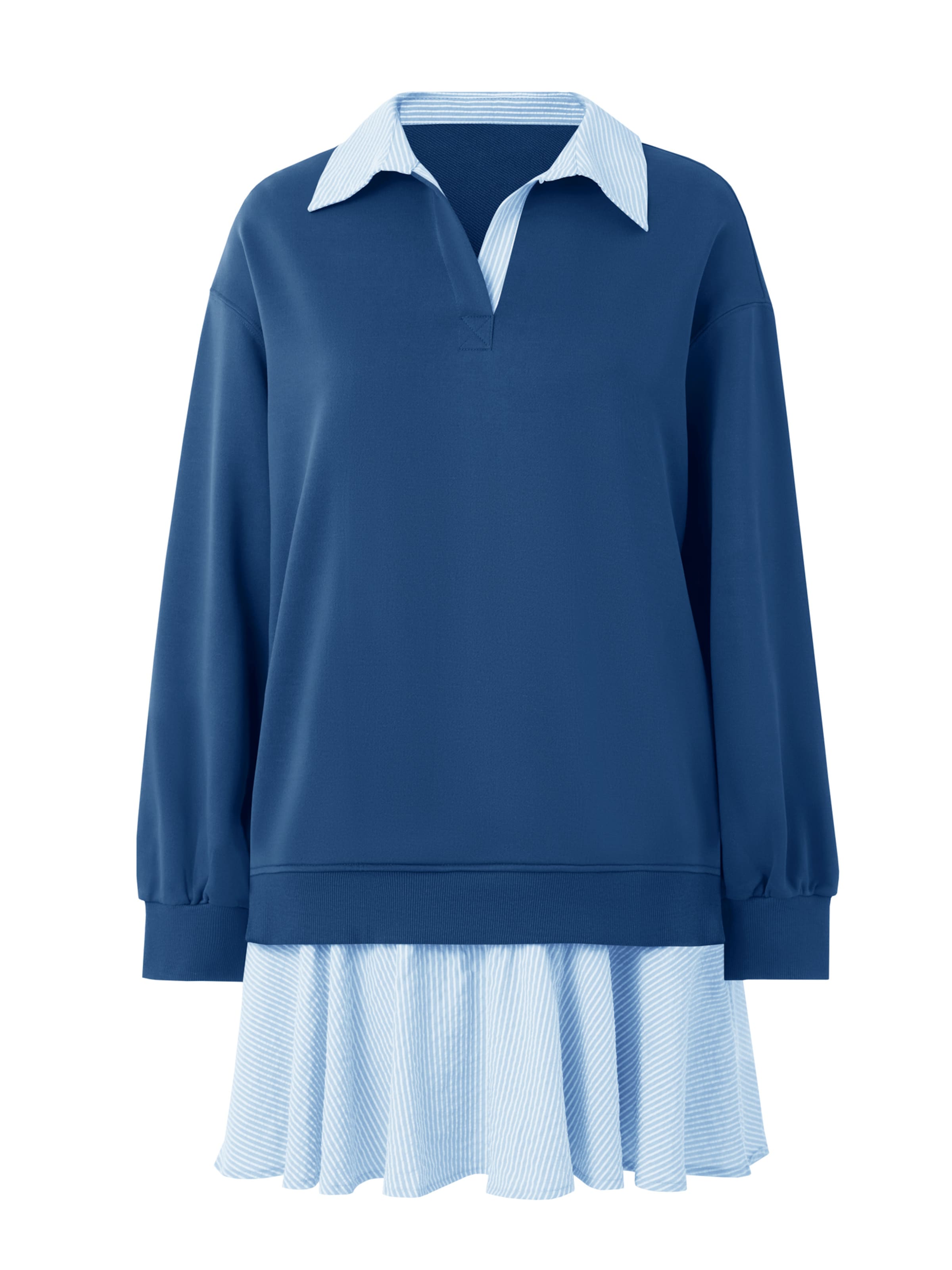 Imily Bela - Vestido en azul: frente