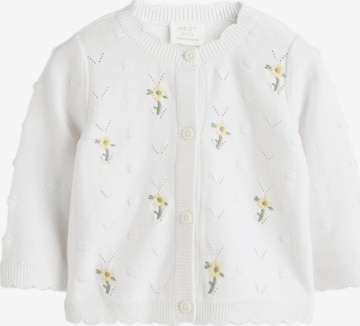 balta Next Kardiganas: priekis