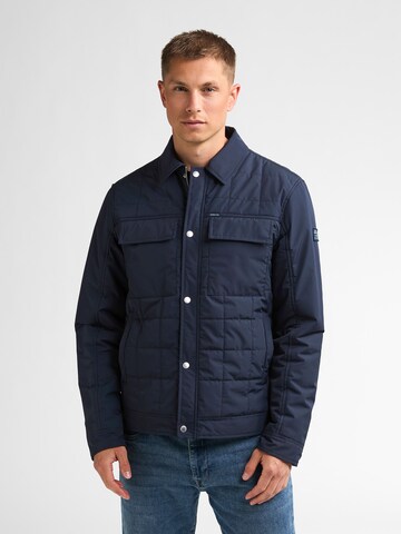 Petrol Industries Between-Season Jacket in Blue: front