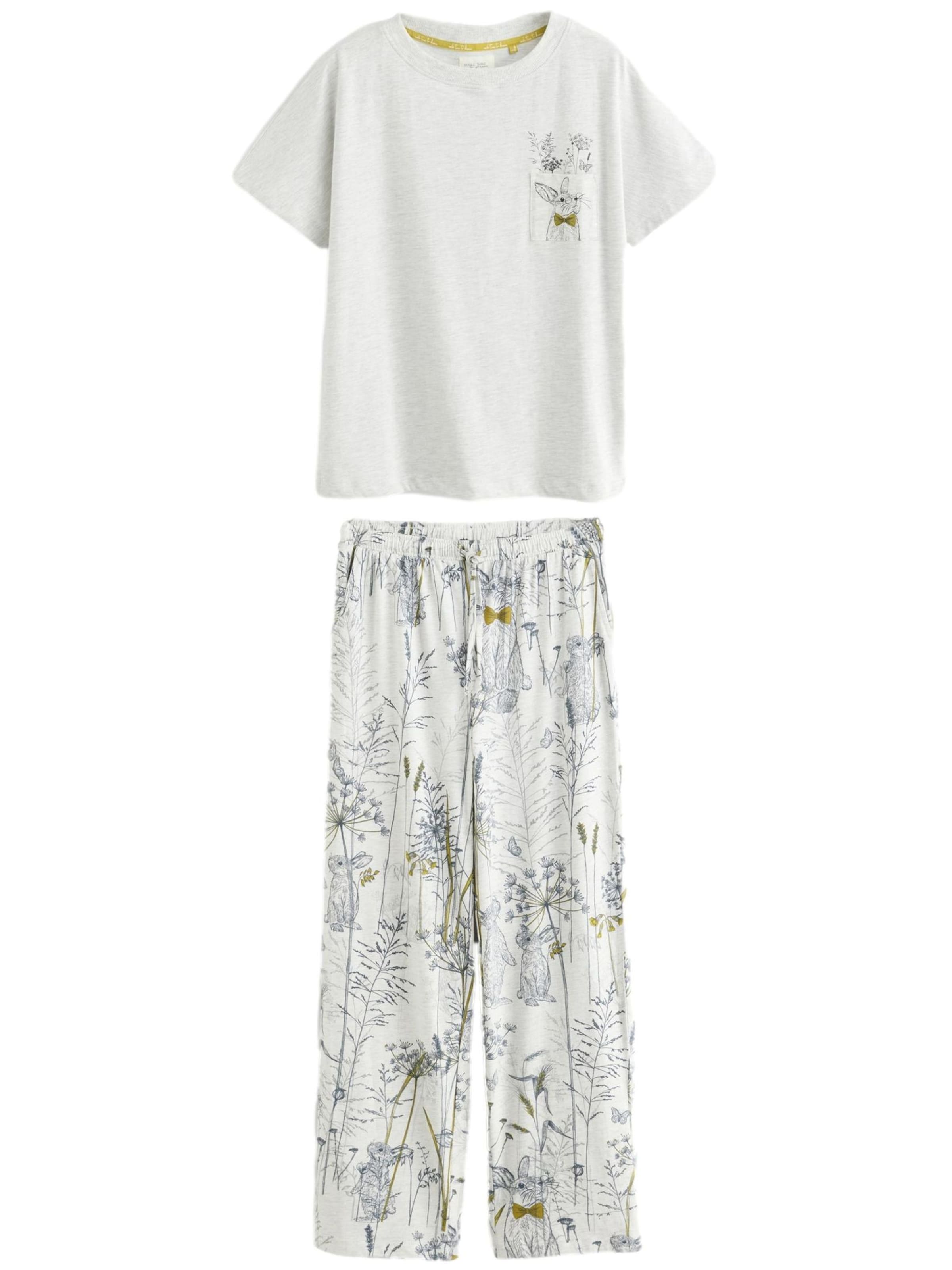 Next Pizsama - szürke: elől