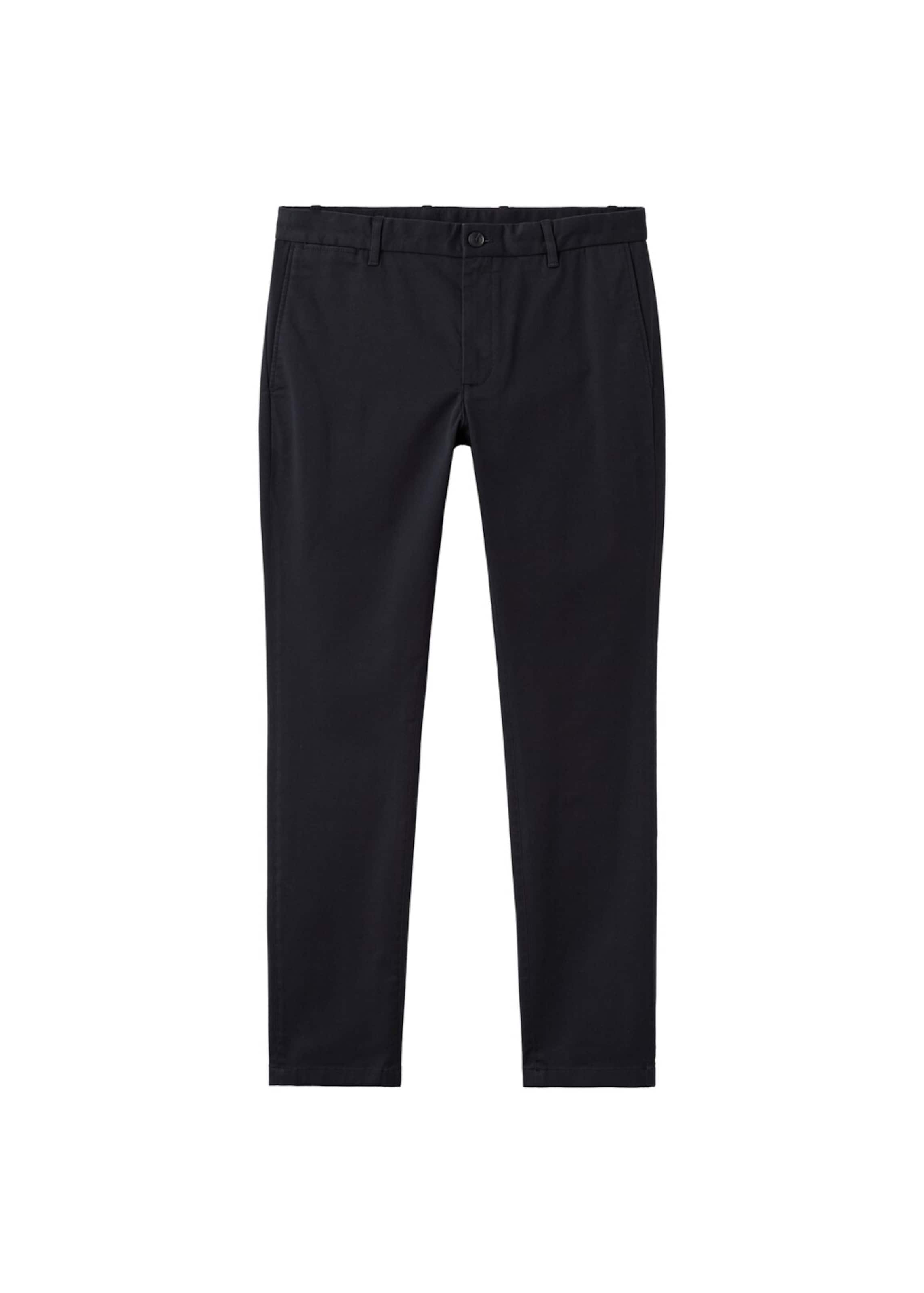 MANGO MAN Chino Pants 'Barna' in Blue: front