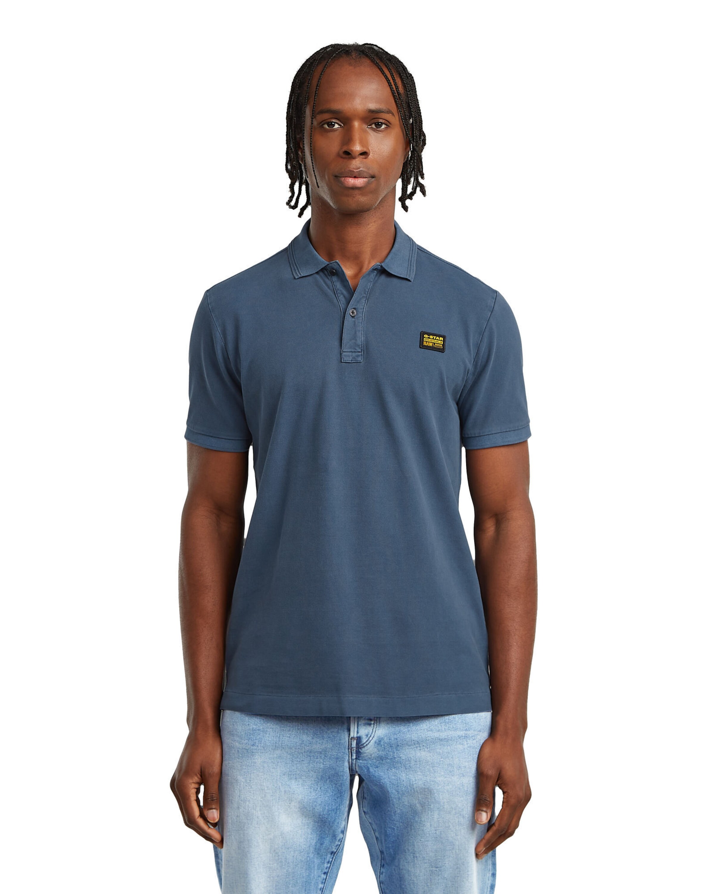 G-STAR Shirt 'Dunda' in Blue: front