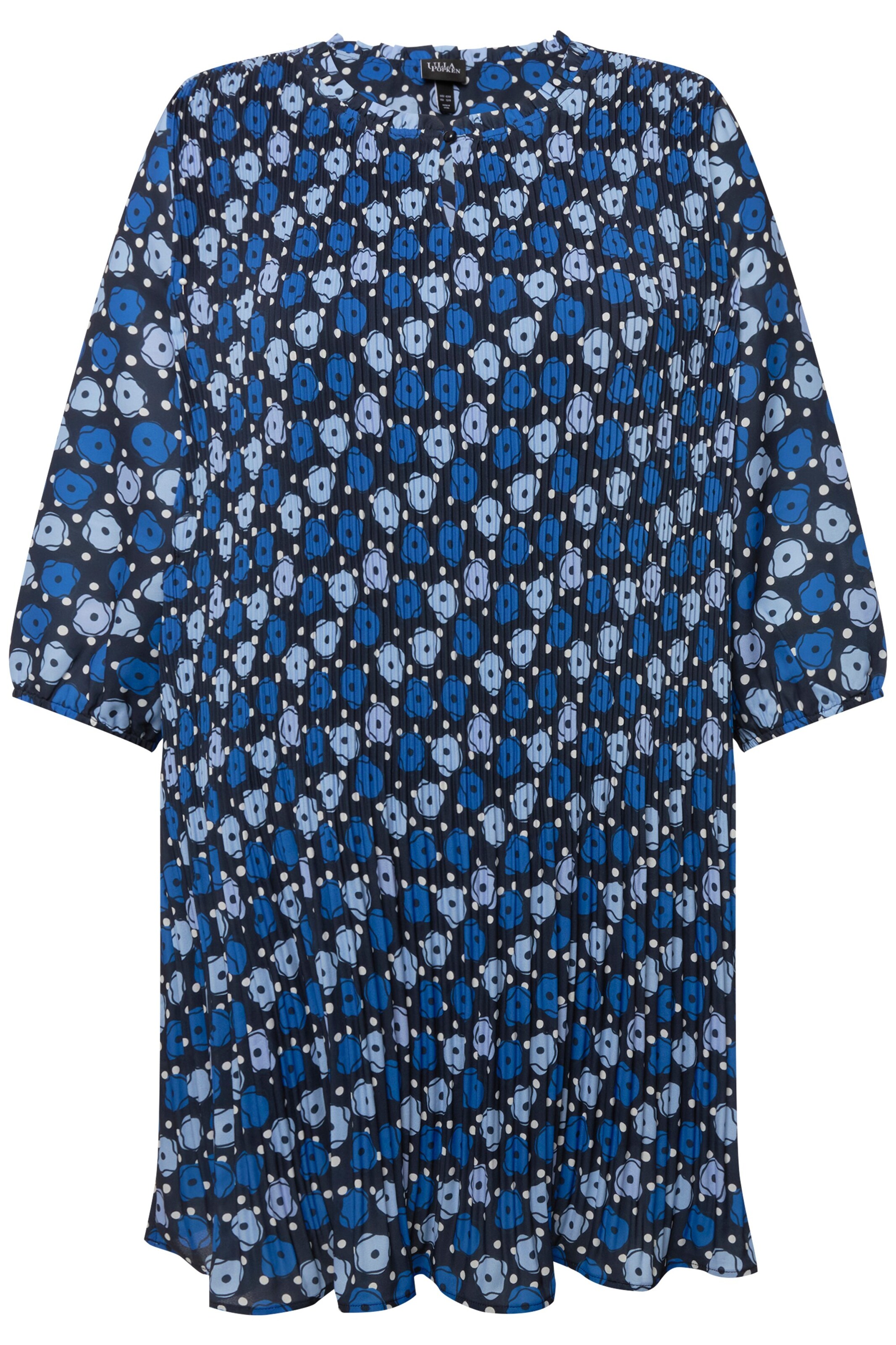 Ulla Popken Jurk in Blauw: voorkant