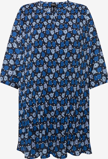 Ulla Popken Robe en bleu chiné, Vue avec produit