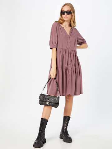 QS Shirt Dress in Purple