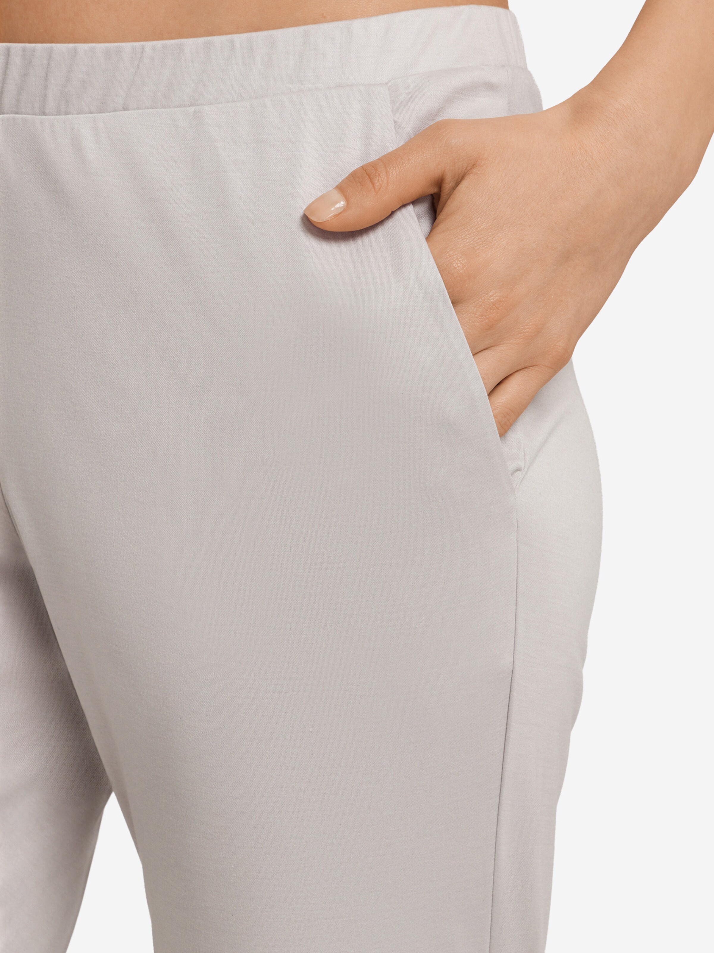 Hanro Pajama pants ' Grand Central ' in Grey