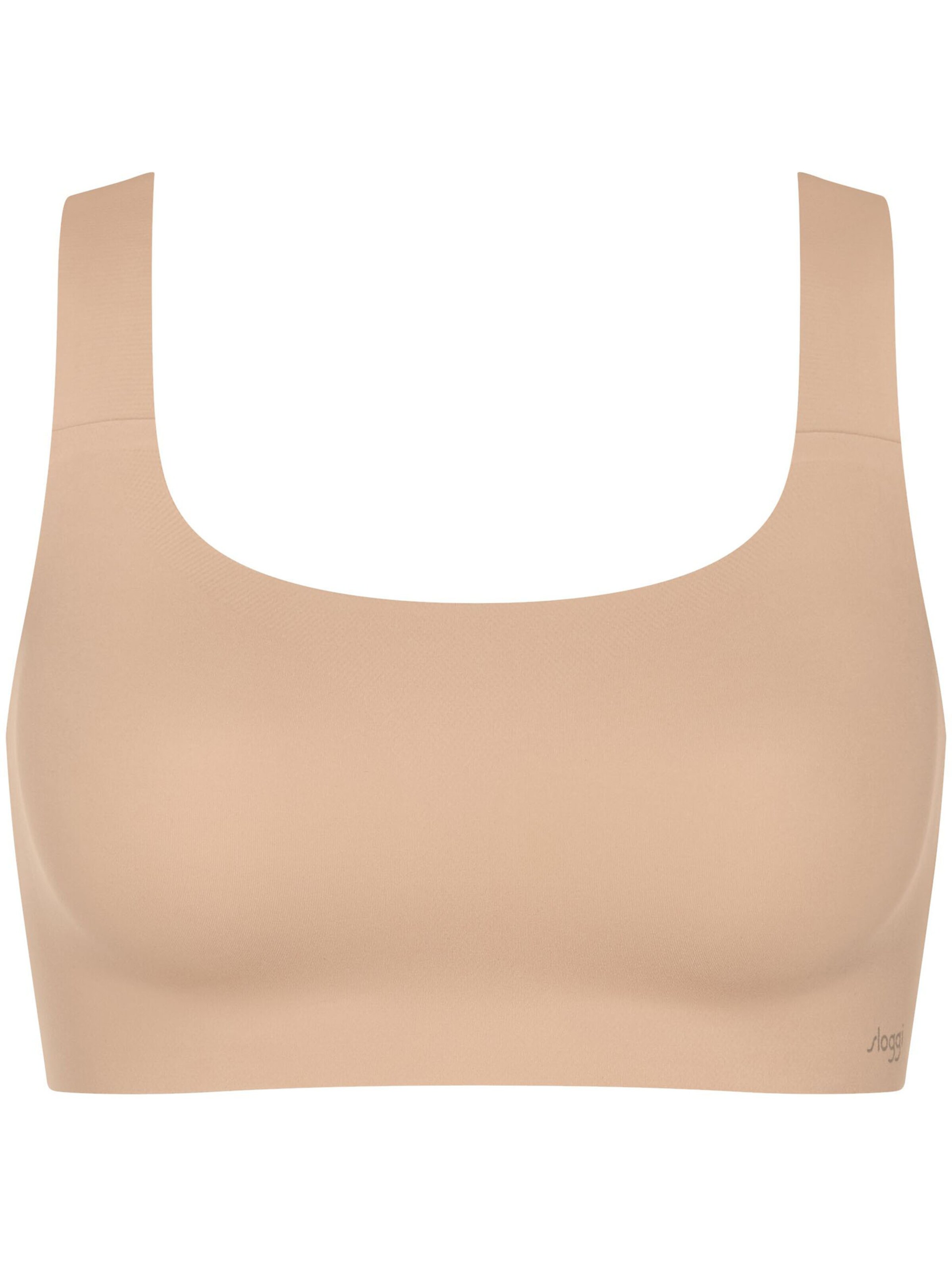 SLOGGI Bustier BH ' ZERO Feel Core H Top ' in Beige: voorkant
