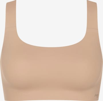 Bustier Soutien-gorge ' ZERO Feel Core H Top ' SLOGGI en beige : devant