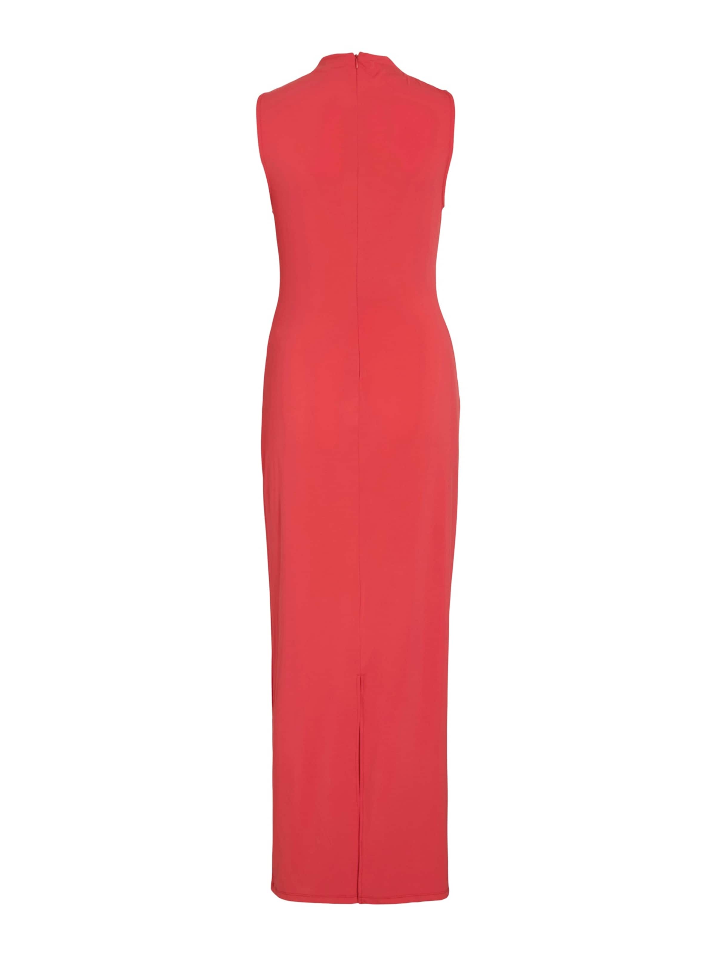 VILA Obleka 'VIZOLA' | rdeča barva