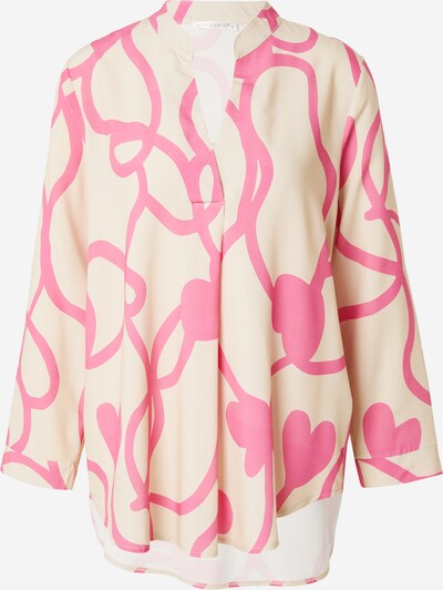 Key Largo Bluse 'MINNIE' in hellbeige / pink, Produktansicht