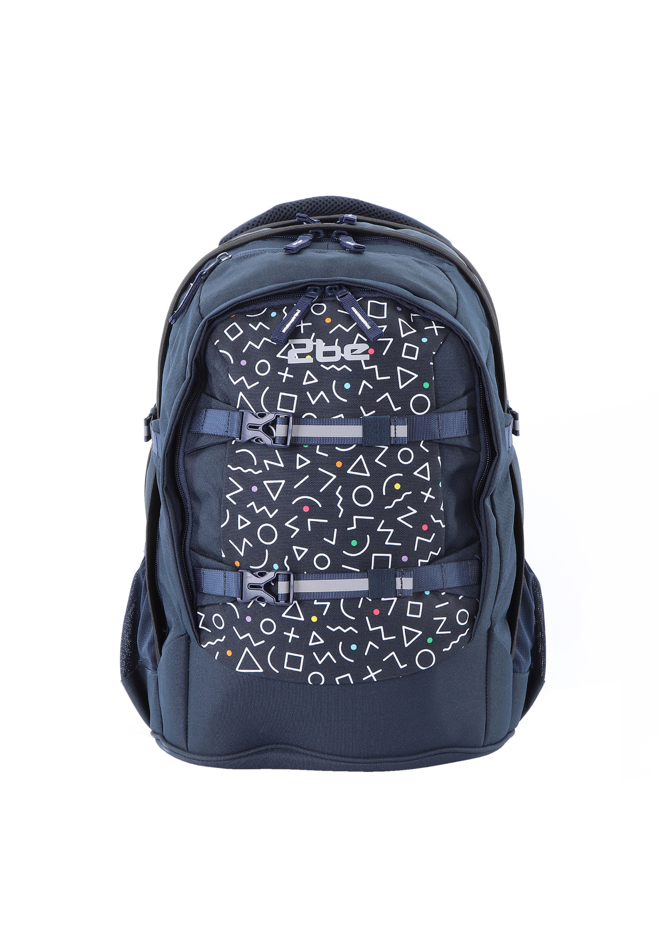 2be Backpack in Blue: front