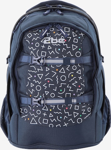 2be Rucksack in Blau: predná strana