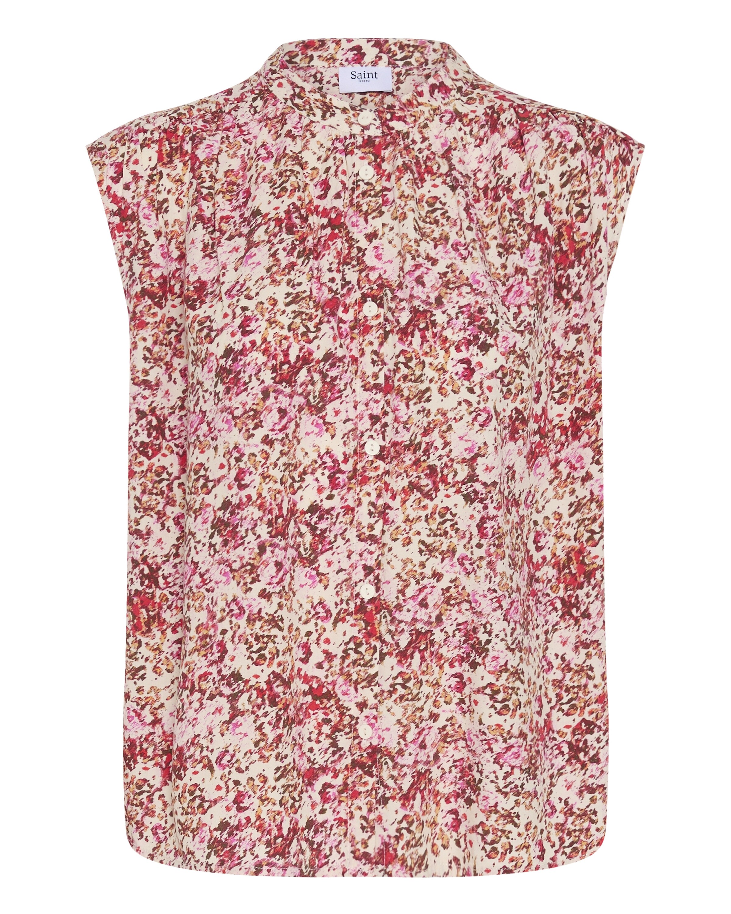 SAINT TROPEZ Bluse 'EdaSZ' in Pink: Vorderseite