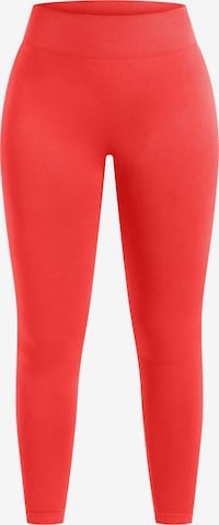 Leggings Smilodox en rouge : devant