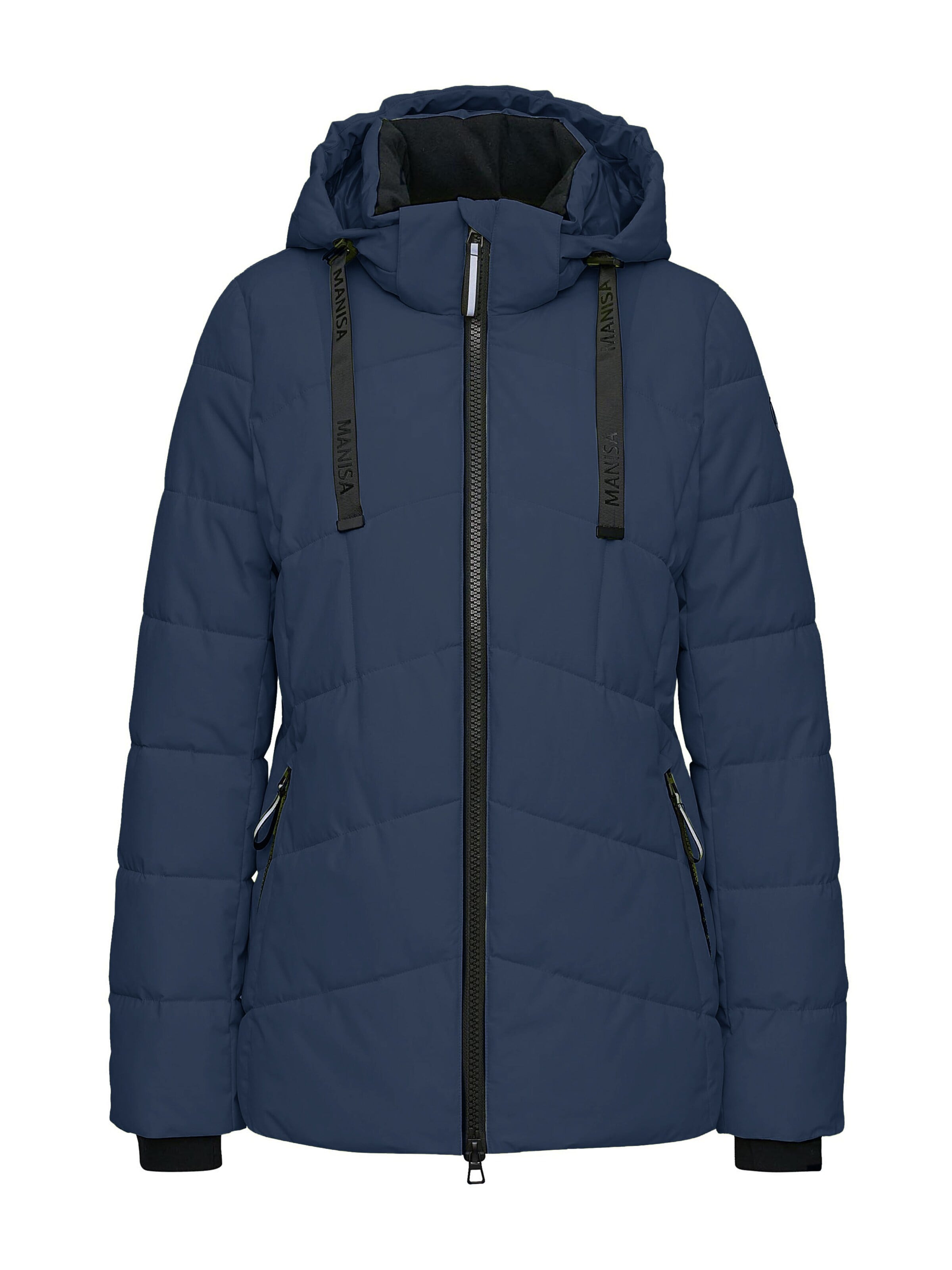 MANISA Between-Season Jacket 'Regenjacke' in Blue: front