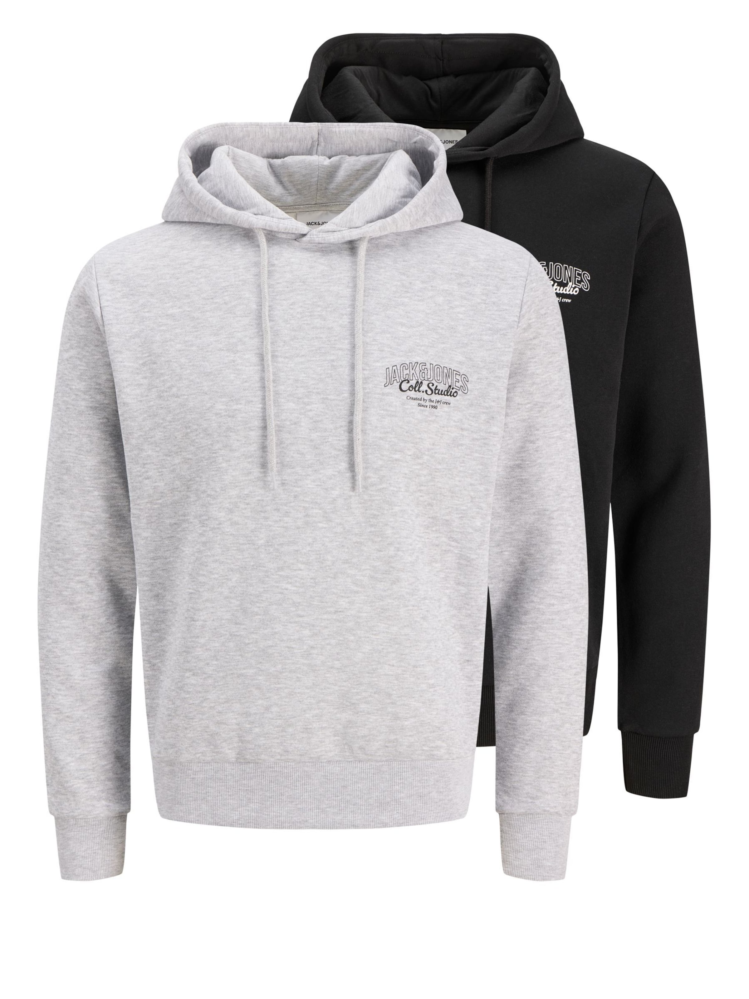 JACK & JONES - Sudadera en gris: frente
