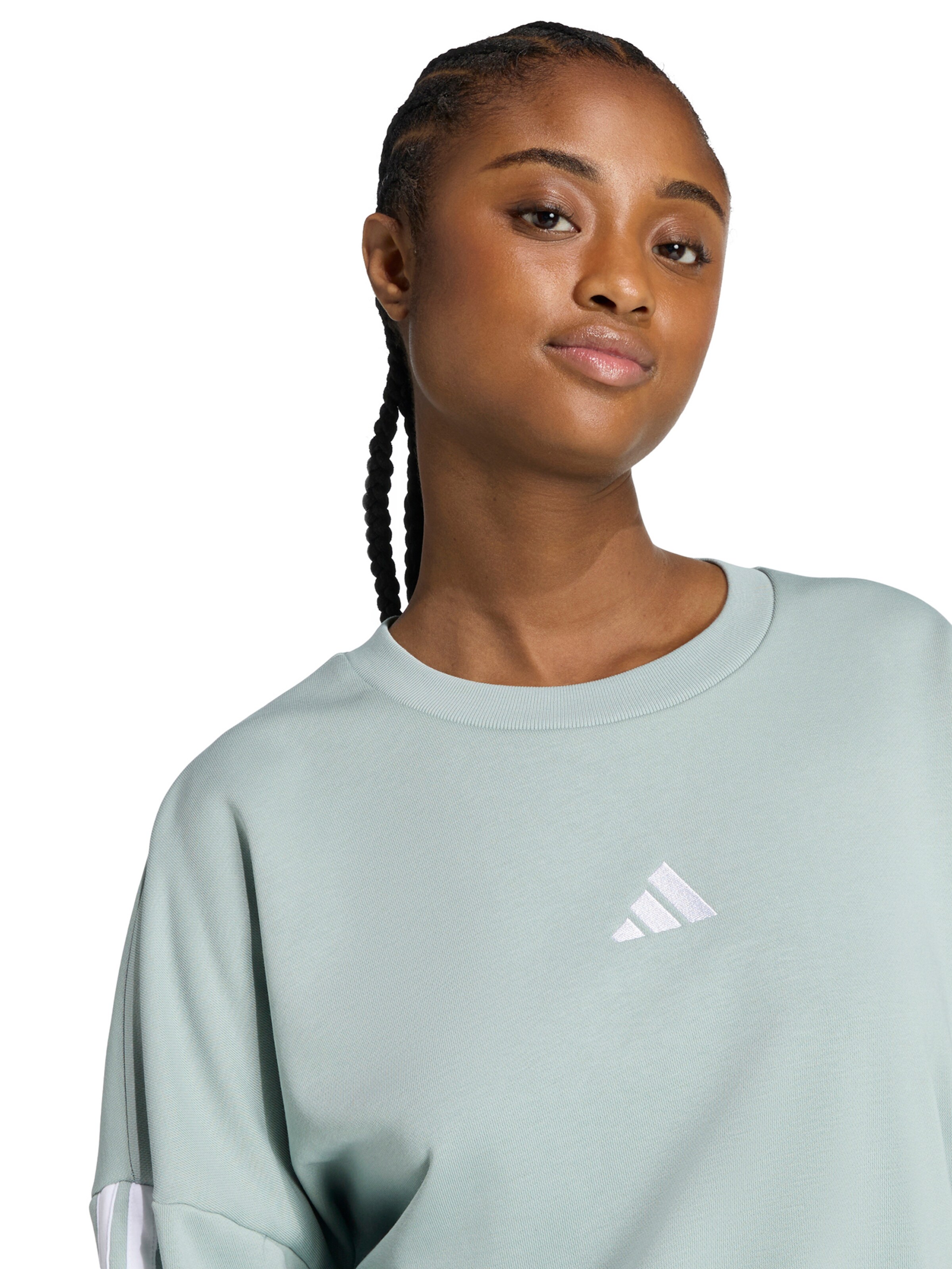 ADIDAS SPORTSWEAR Sport sweatshirt 'Essentials' i grön