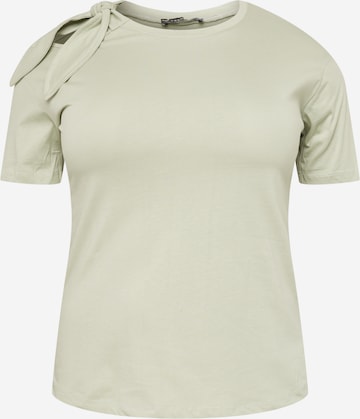 Trendyol Curve Shirt in Green: front