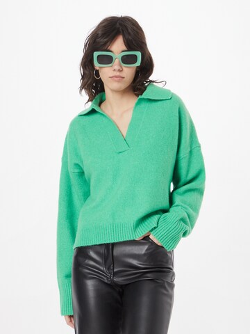 Monki Sweater in Green: front