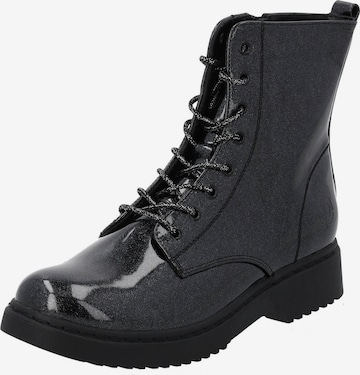 Bottes à lacets 'Djerba' Palado by Sila Sahin en noir : devant