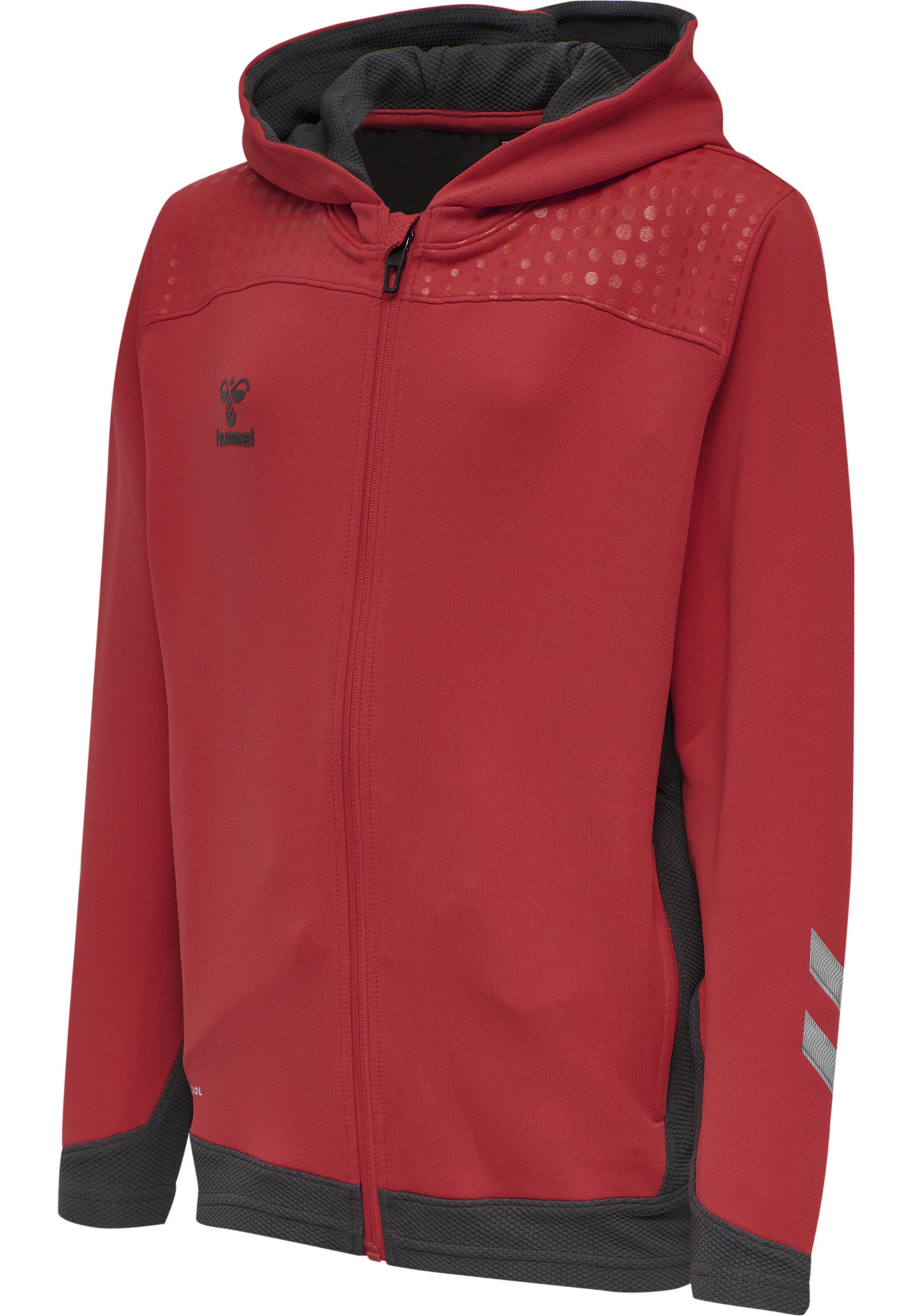Hummel Sportssweatjakke i rød