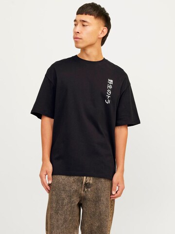 JACK & JONES Bluser & t-shirts 'JJRandom' i sort: forside