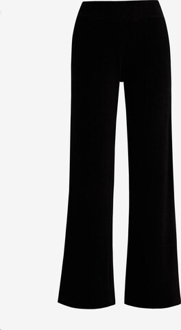 Pantaloni de la WE Fashion pe negru: față