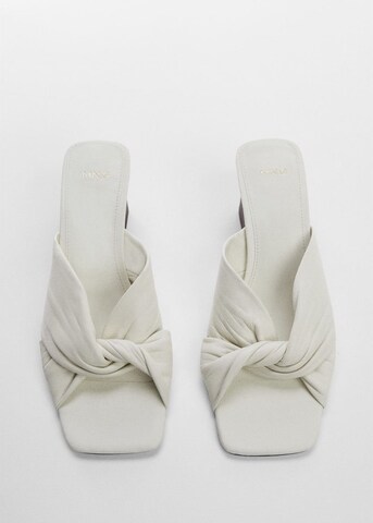 MANGO Mules ' kurku' in White